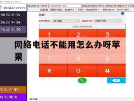 网络电话不能用怎么办呀苹果