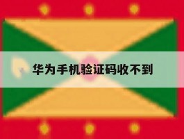 华为手机验证码收不到