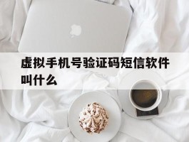 虚拟手机号验证码短信软件叫什么
