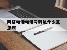 网络电话电话号码是什么意思啊