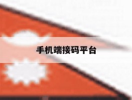 手机端接码平台