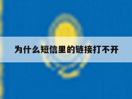 为什么短信里的链接打不开