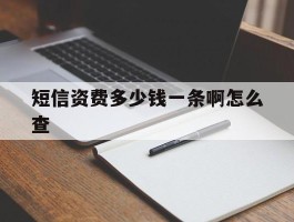 短信资费多少钱一条啊怎么查