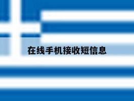 在线手机接收短信息