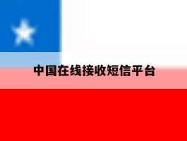 中国在线接收短信平台