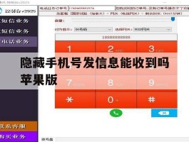 隐藏手机号发信息能收到吗苹果版