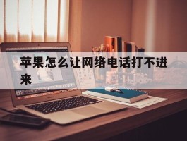 苹果怎么让网络电话打不进来