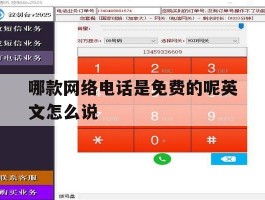 包含哪款网络电话是免费的呢英文怎么说的词条
