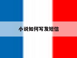 小说如何写发短信