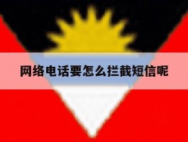 网络电话要怎么拦截短信呢