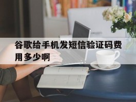 谷歌给手机发短信验证码费用多少啊
