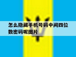 怎么隐藏手机号码中间四位数密码呢图片